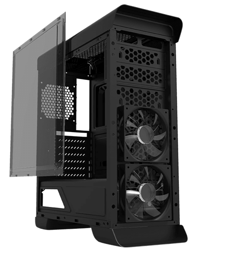 Gabinete Gamer Elysium Black G503X ATX,MATX,MINIATX, ITAX