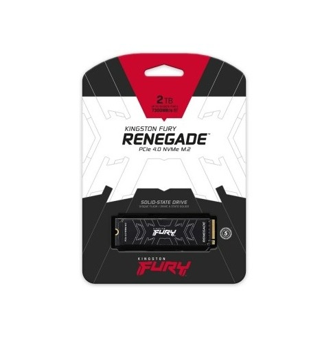 Disco Estado Solido SSD Kingston Fury Renegade 2TB M.2 2280 - PCI EXPRESS 4.0 (NVME) P/N SFYRD2000G